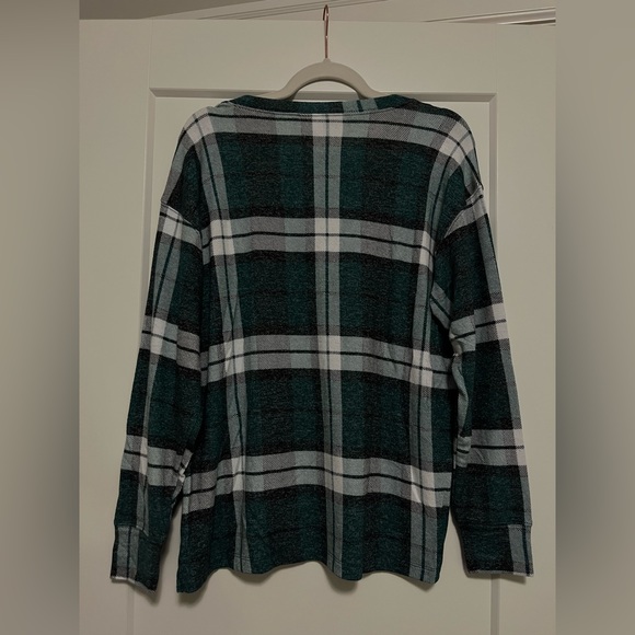 BNWT PINK by Victoria's Secret - UNISEX COZY LONG-SLEEVE SLEEP SHIRT Size Medium - Picture 8 of 8